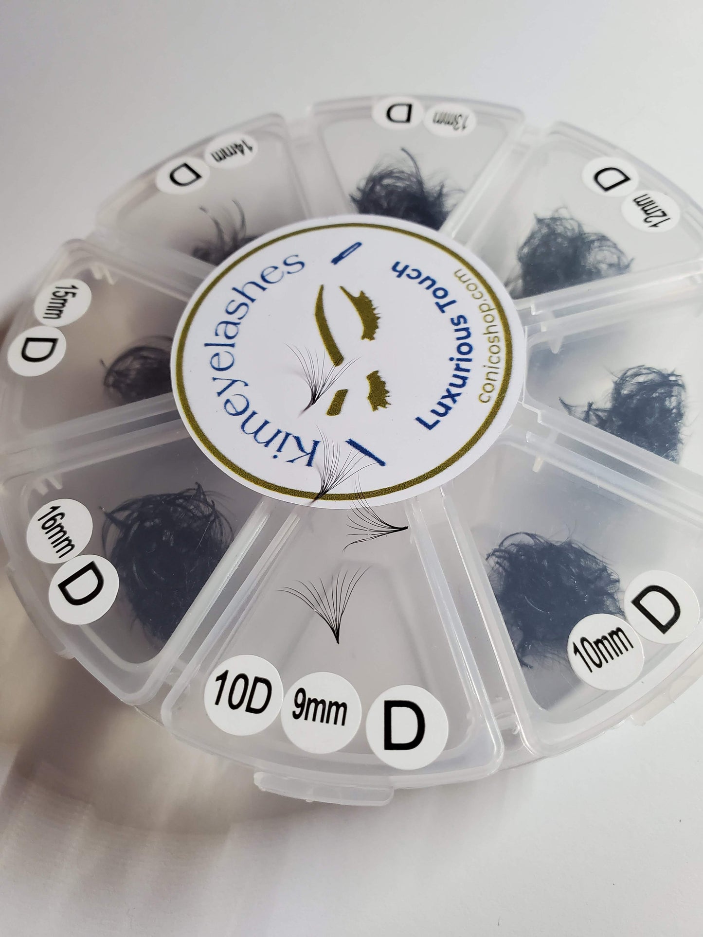 10D | 0.05 | 1000 Fans Mixed Lengths loose Fans Promade by Kimeyelashes