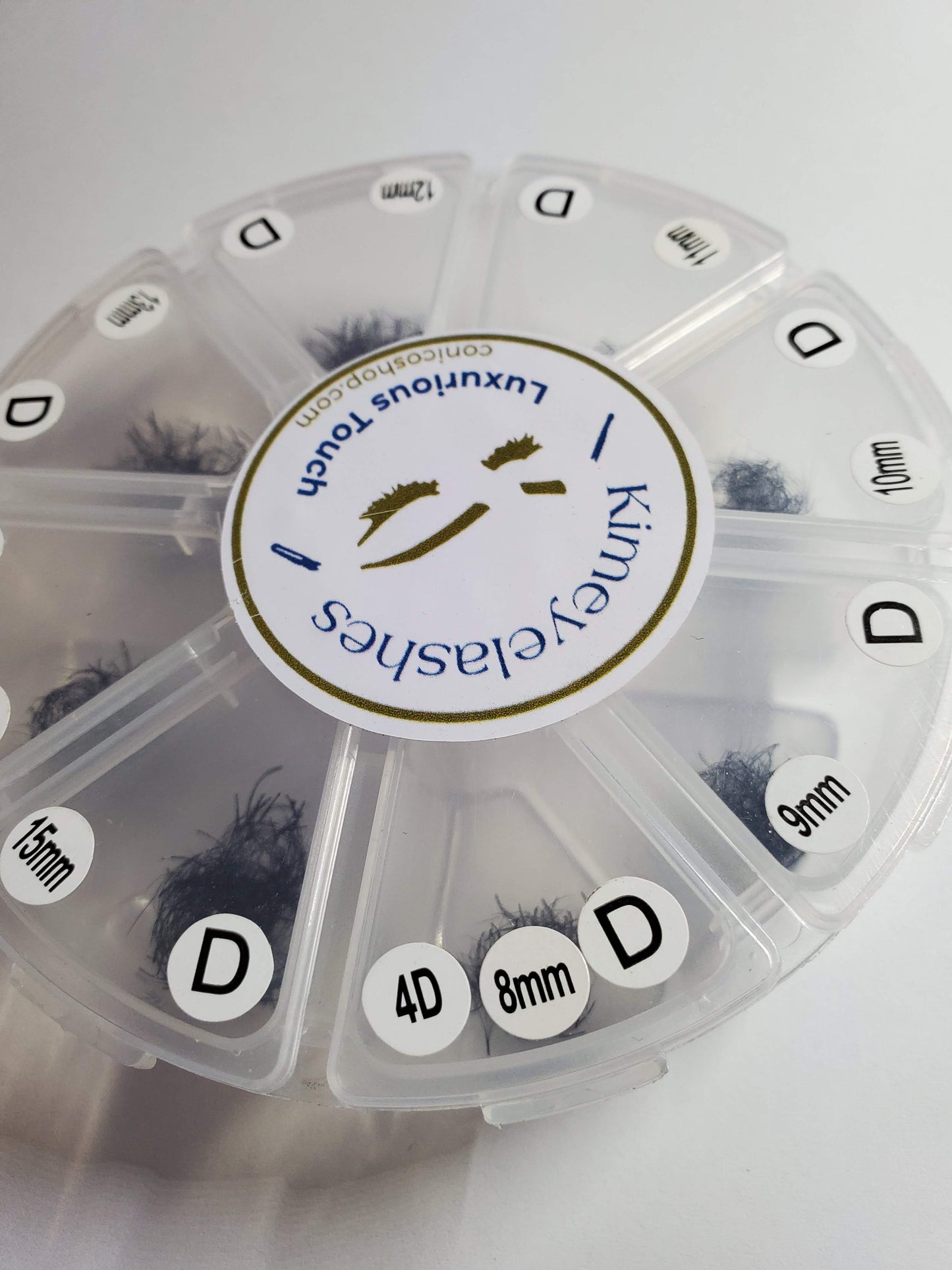 4D 5D 6D 7D 8D 9D 10D | D Curl | 0.07 | 1000 Fans Mixed Lengths Promade by Kimeyelashes