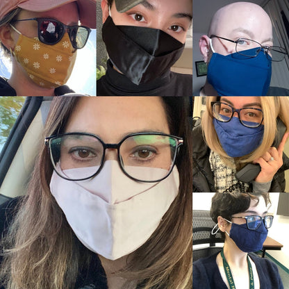 Anti fog Face mask for glasses wearers